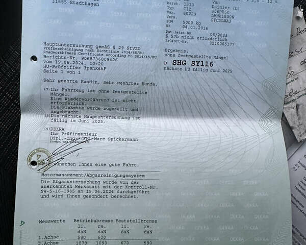 Серый Мерседес Sprinter, объемом двигателя 3 л и пробегом 277 тыс. км за 38800 $, фото 29 на Automoto.ua