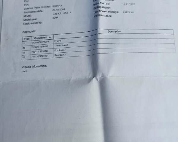 Сірий Мерседес Sprinter, об'ємом двигуна 2.7 л та пробігом 229 тис. км за 22900 $, фото 24 на Automoto.ua
