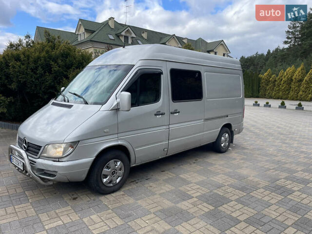 Серый Мерседес Sprinter, объемом двигателя 2.7 л и пробегом 600 тыс. км за 8200 $, фото 1 на Automoto.ua