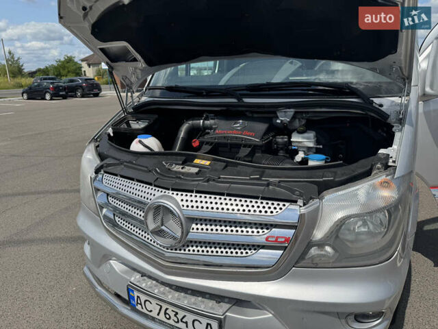 Сірий Мерседес Sprinter, об'ємом двигуна 2.2 л та пробігом 266 тис. км за 20000 $, фото 39 на Automoto.ua