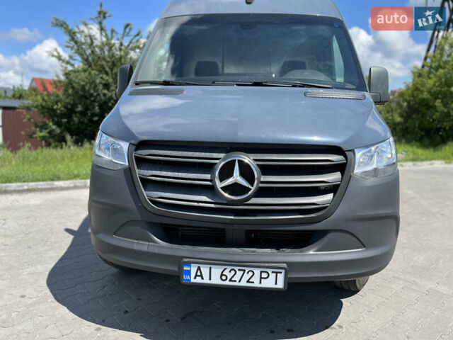 Серый Мерседес Sprinter, объемом двигателя 3 л и пробегом 150 тыс. км за 26500 $, фото 4 на Automoto.ua