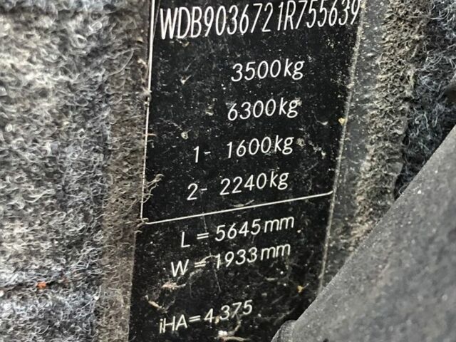 Сірий Мерседес Sprinter, об'ємом двигуна 2.1 л та пробігом 330 тис. км за 7800 $, фото 9 на Automoto.ua