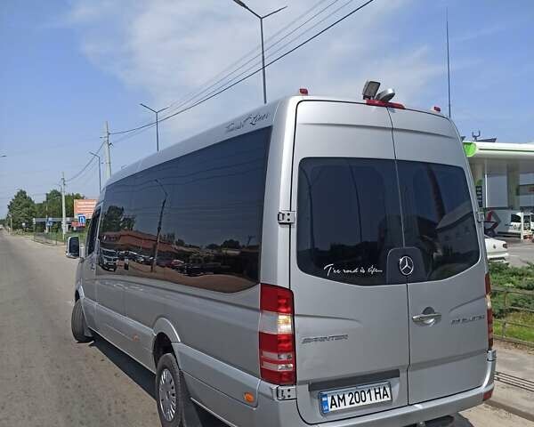Серый Мерседес Sprinter, объемом двигателя 2.14 л и пробегом 760 тыс. км за 49500 $, фото 1 на Automoto.ua