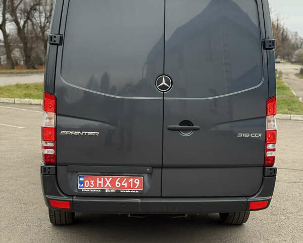 Серый Мерседес Sprinter, объемом двигателя 2.2 л и пробегом 314 тыс. км за 24500 $, фото 7 на Automoto.ua