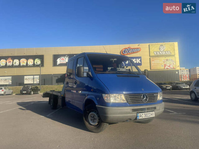 Синий Мерседес Sprinter, объемом двигателя 2.9 л и пробегом 280 тыс. км за 14000 $, фото 1 на Automoto.ua