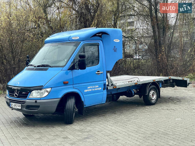 Синий Мерседес Sprinter, объемом двигателя 2.15 л и пробегом 378 тыс. км за 15000 $, фото 1 на Automoto.ua