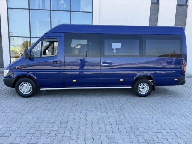 Синий Мерседес Sprinter, объемом двигателя 2.7 л и пробегом 3 тыс. км за 9500 $, фото 3 на Automoto.ua