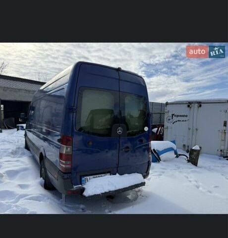Синій Мерседес Sprinter, об'ємом двигуна 2.9 л та пробігом 3 тис. км за 7546 $, фото 4 на Automoto.ua