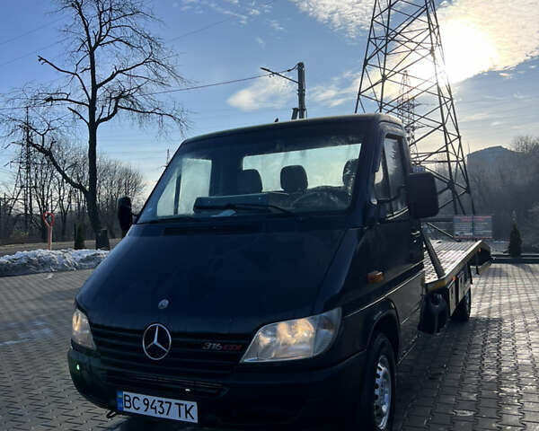 Синий Мерседес Sprinter, объемом двигателя 2.69 л и пробегом 388 тыс. км за 11300 $, фото 4 на Automoto.ua