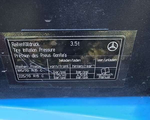 Синий Мерседес Sprinter, объемом двигателя 2.87 л и пробегом 878 тыс. км за 4950 $, фото 20 на Automoto.ua