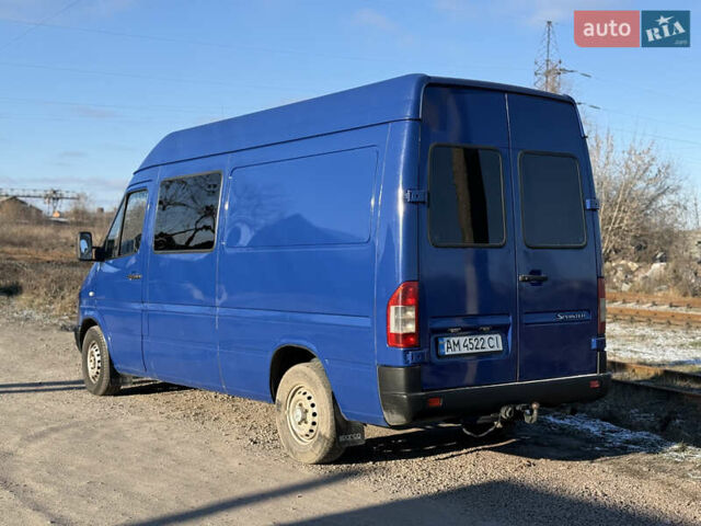 Синій Мерседес Sprinter, об'ємом двигуна 2.87 л та пробігом 520 тис. км за 7000 $, фото 1 на Automoto.ua