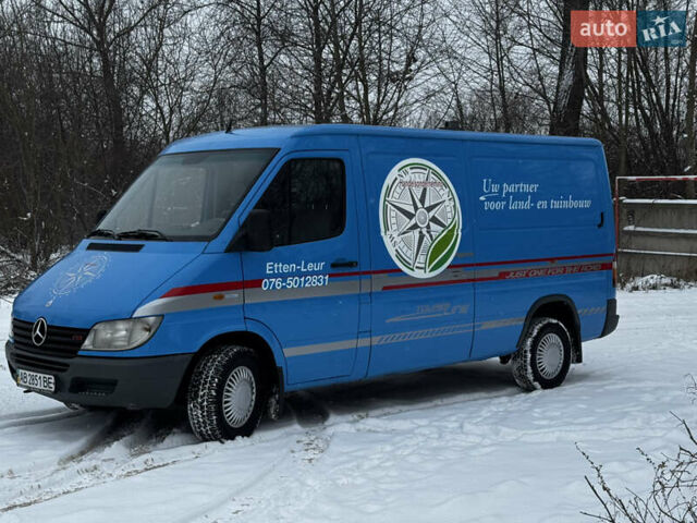 Синий Мерседес Sprinter, объемом двигателя 2.15 л и пробегом 314 тыс. км за 7200 $, фото 14 на Automoto.ua