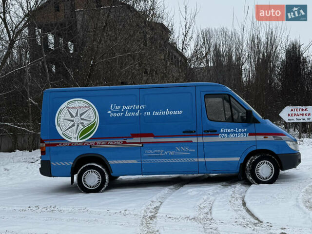 Синий Мерседес Sprinter, объемом двигателя 2.15 л и пробегом 314 тыс. км за 7200 $, фото 33 на Automoto.ua