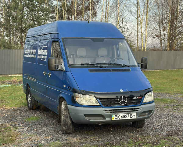 Синий Мерседес Sprinter, объемом двигателя 2.2 л и пробегом 368 тыс. км за 8500 $, фото 1 на Automoto.ua