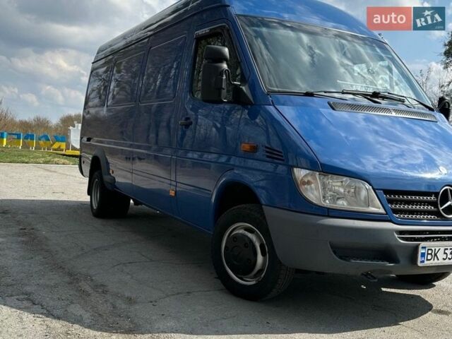 Синий Мерседес Sprinter, объемом двигателя 2.7 л и пробегом 356 тыс. км за 20000 $, фото 5 на Automoto.ua