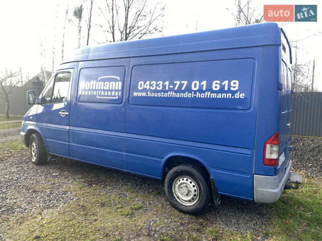 Синий Мерседес Sprinter, объемом двигателя 2.2 л и пробегом 368 тыс. км за 8500 $, фото 4 на Automoto.ua