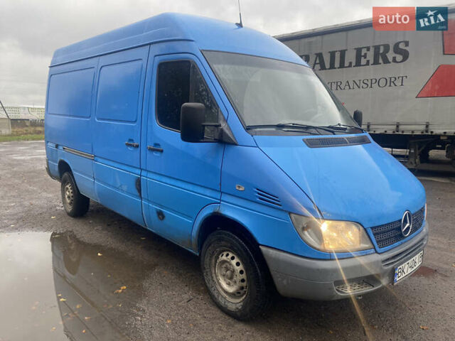 Синий Мерседес Sprinter, объемом двигателя 2.15 л и пробегом 670 тыс. км за 6000 $, фото 1 на Automoto.ua