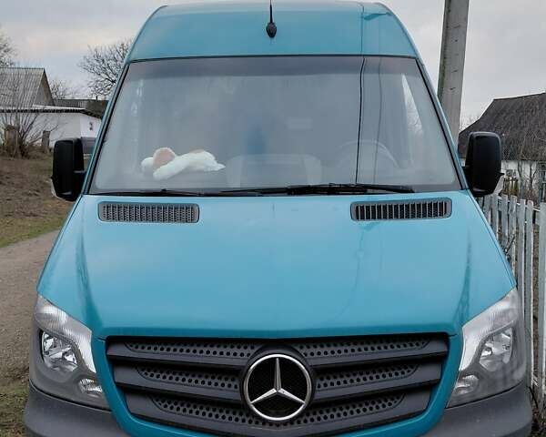Синій Мерседес Sprinter, об'ємом двигуна 2.2 л та пробігом 253 тис. км за 20000 $, фото 37 на Automoto.ua