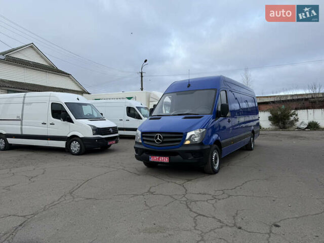Синий Мерседес Sprinter, объемом двигателя 2.2 л и пробегом 295 тыс. км за 20500 $, фото 3 на Automoto.ua