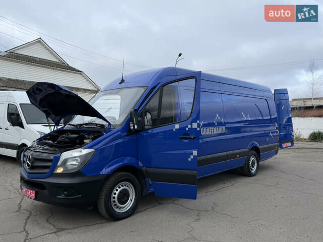 Синий Мерседес Sprinter, объемом двигателя 2.2 л и пробегом 295 тыс. км за 20500 $, фото 47 на Automoto.ua