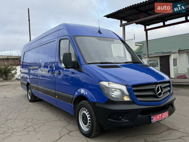 Синий Мерседес Sprinter, объемом двигателя 2.2 л и пробегом 295 тыс. км за 20500 $, фото 9 на Automoto.ua