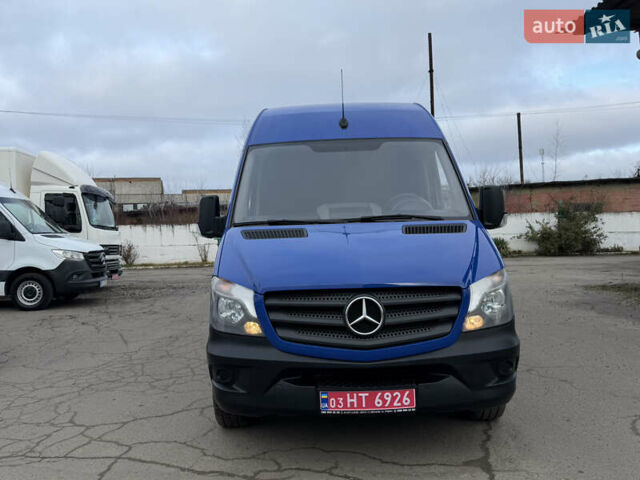 Синий Мерседес Sprinter, объемом двигателя 2.2 л и пробегом 295 тыс. км за 20500 $, фото 8 на Automoto.ua