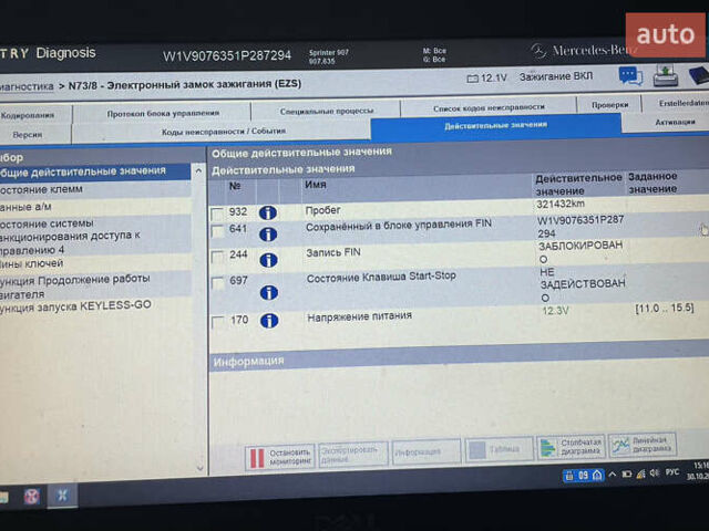 Синий Мерседес Sprinter, объемом двигателя 2.2 л и пробегом 318 тыс. км за 25500 $, фото 91 на Automoto.ua