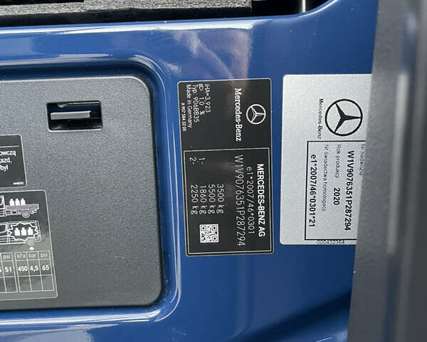 Синий Мерседес Sprinter, объемом двигателя 2.2 л и пробегом 318 тыс. км за 25500 $, фото 28 на Automoto.ua