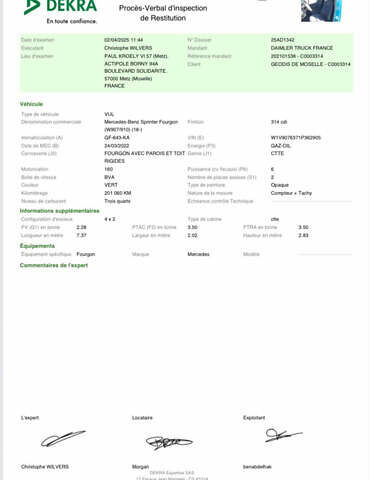 Синій Мерседес Sprinter, об'ємом двигуна 2.2 л та пробігом 204 тис. км за 31500 $, фото 27 на Automoto.ua