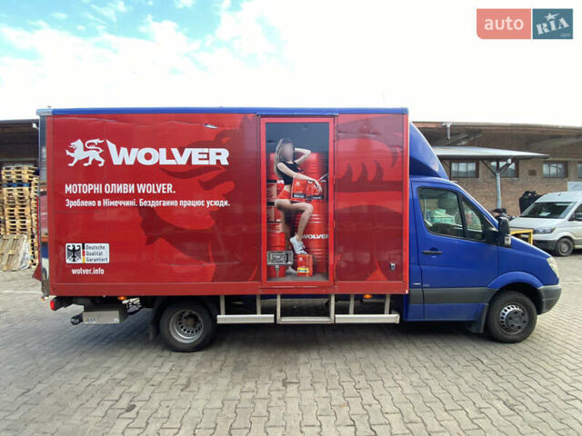 Синий Мерседес Sprinter, объемом двигателя 2.99 л и пробегом 255 тыс. км за 19250 $, фото 5 на Automoto.ua