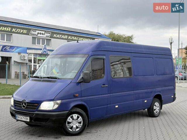 Синий Мерседес Sprinter, объемом двигателя 2.2 л и пробегом 811 тыс. км за 7999 $, фото 1 на Automoto.ua