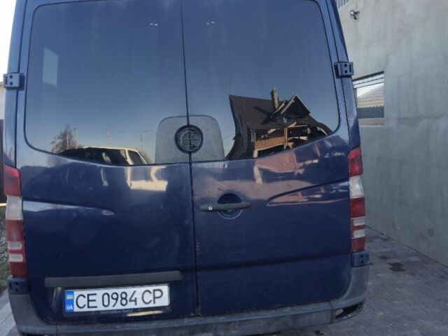 Синий Мерседес Sprinter, объемом двигателя 2 л и пробегом 220 тыс. км за 10000 $, фото 1 на Automoto.ua