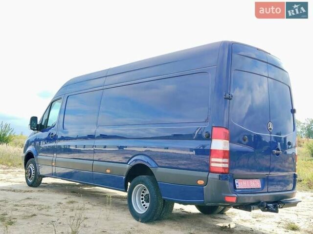 Синий Мерседес Sprinter, объемом двигателя 2.2 л и пробегом 249 тыс. км за 22999 $, фото 3 на Automoto.ua