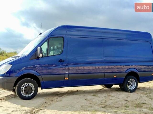 Синий Мерседес Sprinter, объемом двигателя 2.2 л и пробегом 249 тыс. км за 22999 $, фото 1 на Automoto.ua