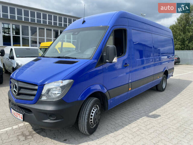 Синий Мерседес Sprinter, объемом двигателя 2.2 л и пробегом 109 тыс. км за 33900 $, фото 1 на Automoto.ua