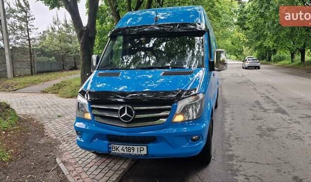 Синий Мерседес Sprinter, объемом двигателя 3 л и пробегом 281 тыс. км за 31800 $, фото 21 на Automoto.ua