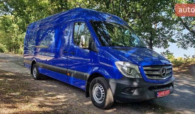 Синий Мерседес Sprinter, объемом двигателя 3 л и пробегом 293 тыс. км за 31800 $, фото 40 на Automoto.ua