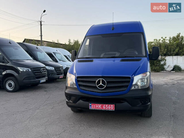 Синий Мерседес Sprinter, объемом двигателя 2.2 л и пробегом 297 тыс. км за 21900 $, фото 4 на Automoto.ua