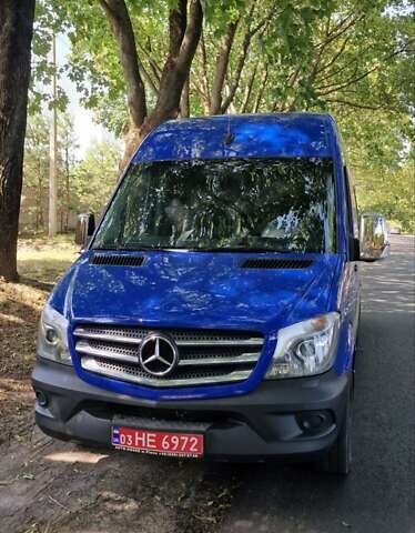Синий Мерседес Sprinter, объемом двигателя 3 л и пробегом 293 тыс. км за 31800 $, фото 6 на Automoto.ua