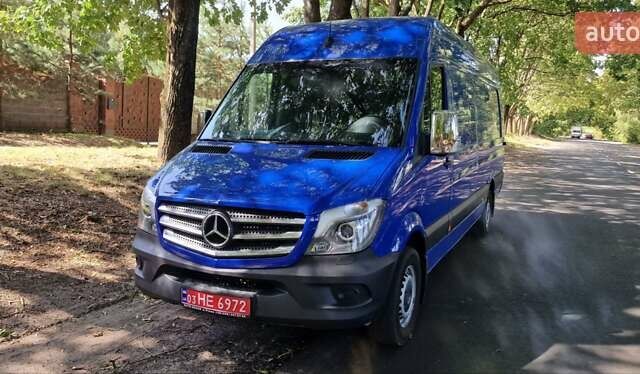 Синий Мерседес Sprinter, объемом двигателя 3 л и пробегом 293 тыс. км за 31800 $, фото 4 на Automoto.ua