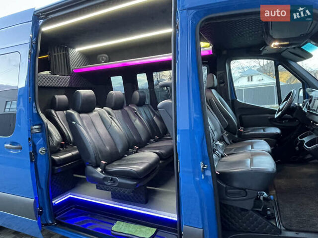 Синий Мерседес Sprinter, объемом двигателя 2.14 л и пробегом 346 тыс. км за 35400 $, фото 36 на Automoto.ua