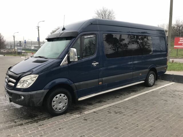 Синий Мерседес Sprinter, объемом двигателя 3 л и пробегом 630 тыс. км за 13500 $, фото 1 на Automoto.ua