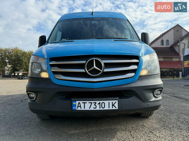 Синий Мерседес Sprinter, объемом двигателя 2.2 л и пробегом 310 тыс. км за 21300 $, фото 1 на Automoto.ua