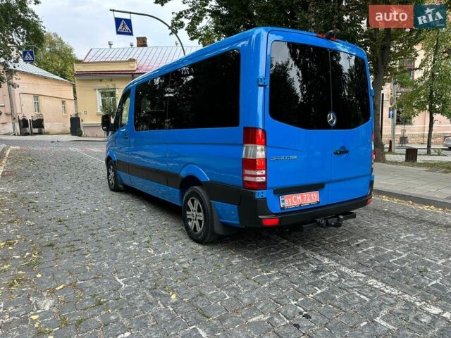 Синий Мерседес Sprinter, объемом двигателя 2.2 л и пробегом 335 тыс. км за 21827 $, фото 16 на Automoto.ua