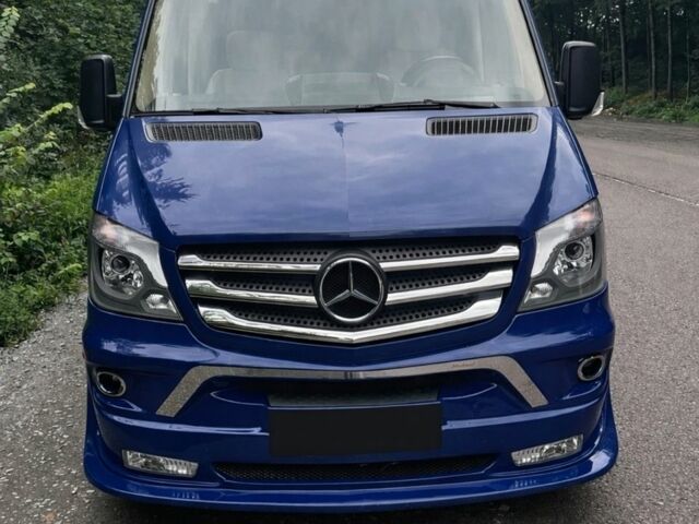 Синий Мерседес Sprinter, объемом двигателя 2.2 л и пробегом 224 тыс. км за 33000 $, фото 5 на Automoto.ua