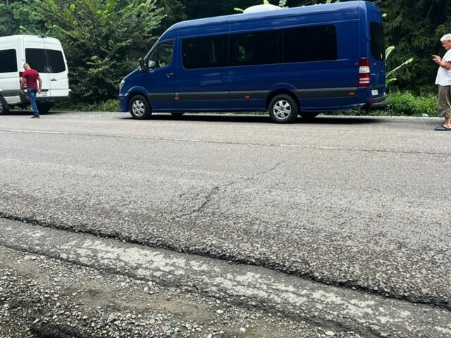 Синий Мерседес Sprinter, объемом двигателя 2.2 л и пробегом 224 тыс. км за 33000 $, фото 3 на Automoto.ua