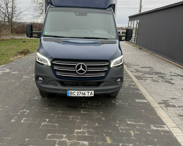 Синий Мерседес Sprinter, объемом двигателя 2.99 л и пробегом 173 тыс. км за 49500 $, фото 1 на Automoto.ua