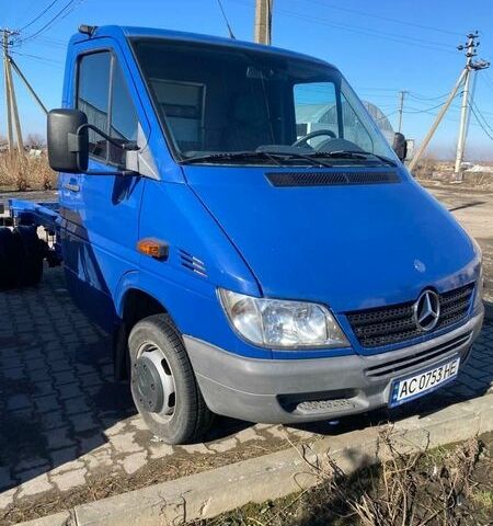 Синій Мерседес Sprinter, об'ємом двигуна 2.69 л та пробігом 344 тис. км за 14500 $, фото 1 на Automoto.ua