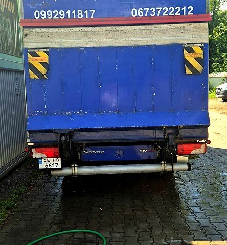 Синий Мерседес Sprinter, объемом двигателя 3 л и пробегом 255 тыс. км за 20400 $, фото 1 на Automoto.ua