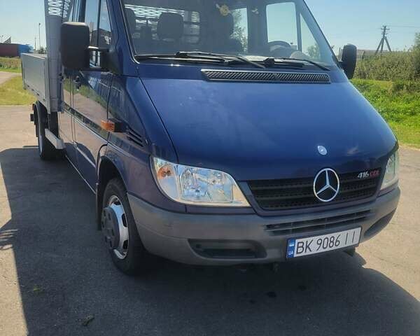 Синій Мерседес Sprinter, об'ємом двигуна 2.7 л та пробігом 264 тис. км за 27500 $, фото 5 на Automoto.ua